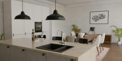 open concept kitchen